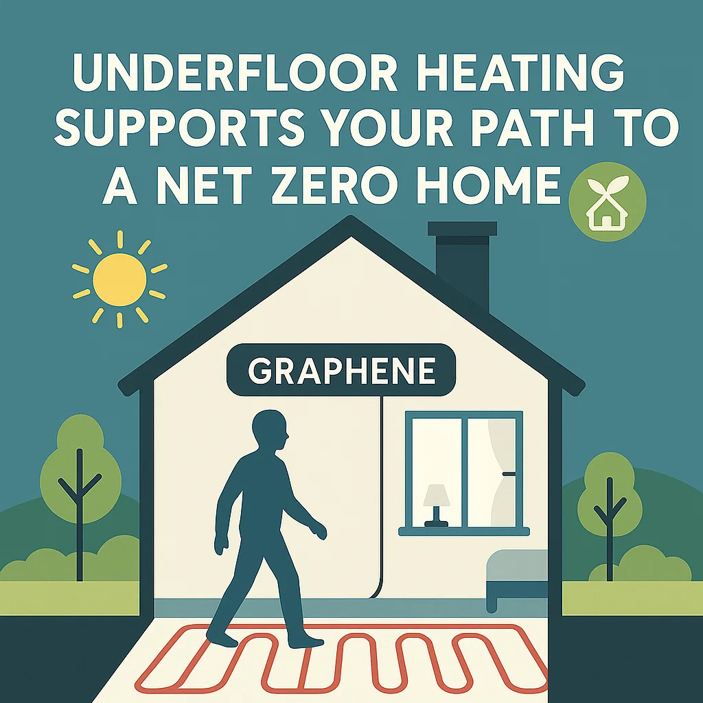 Graphene Underfloor Heating Supports Your Path to a Net Zero Home